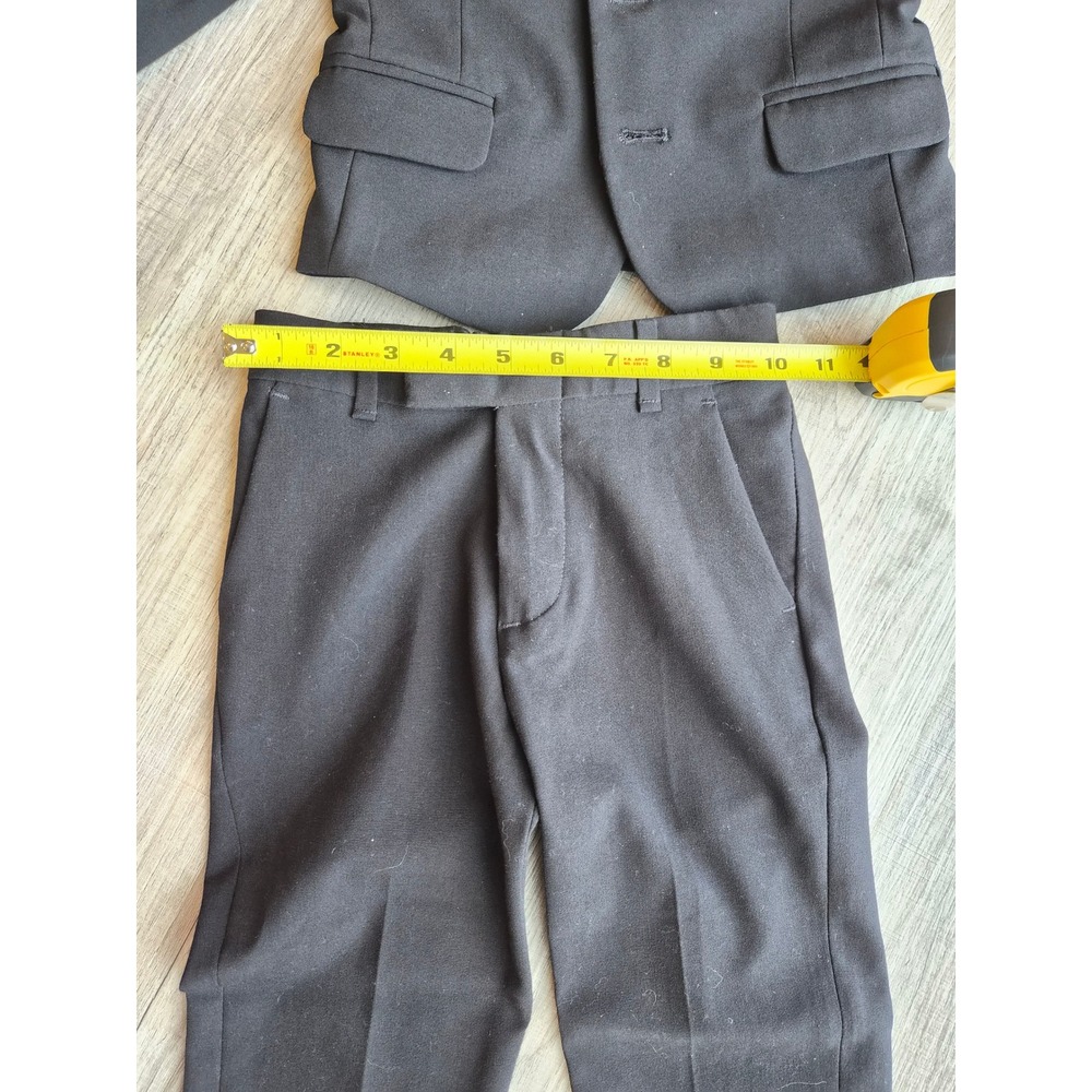 Calvin Klein Kids Boys Black 2 Piece Suit Set Blazer and Pants Size 4 Formal - Picture 10 of 12